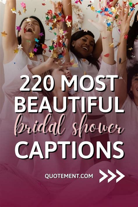 bridal shower ig captions|cute sayings for bridal shower.